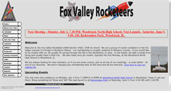 Desktop Screenshot of foxvalleyrocketeers.org